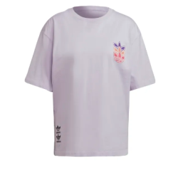 adidas ORIGINALS Logo Play T-Shirt Women Purple