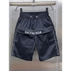 balenciaga Summer New Style Extra Large Size Fat Brother 150kg Letter Shorts Men's Five-Point Casual Pants Slimmer Look